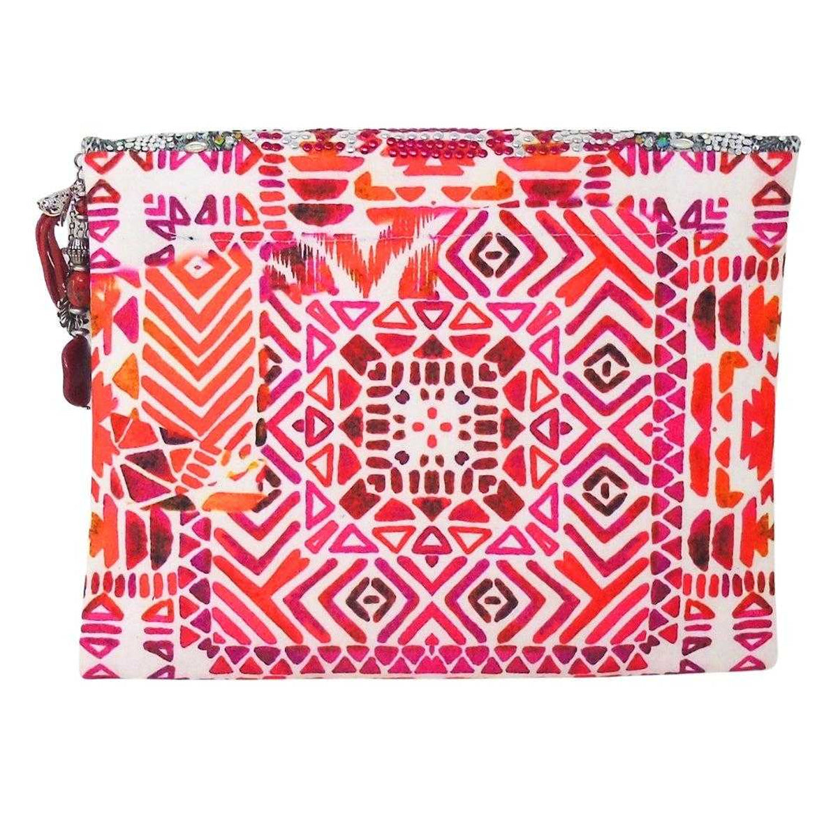 Multicoloured - Back - Inoa Womens-Ladies Shiraz-1923 Clutch