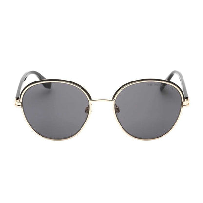 Gold-Grey - Back - Marc Jacobs Mens Round Sunglasses