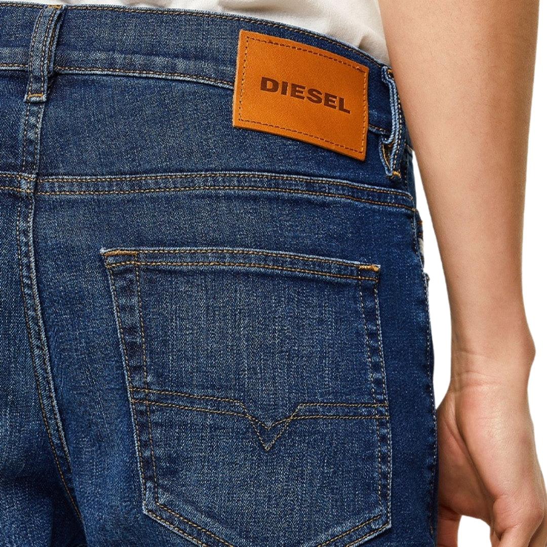 Blue Wash - Lifestyle - Diesel Mens D-Luster Washed Plain Jeans