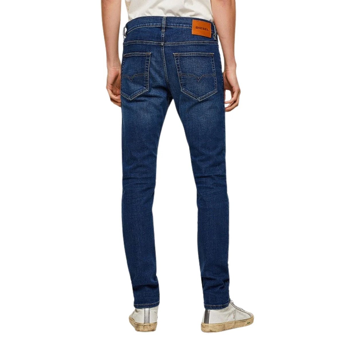 Blue - Lifestyle - Diesel Mens D-Luster Washed Plain Jeans