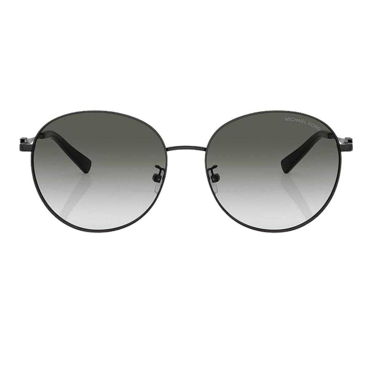 Black-Grey - Back - Michael Kors Womens-Ladies 0Mk1119 10058E Shiny Sunglasses