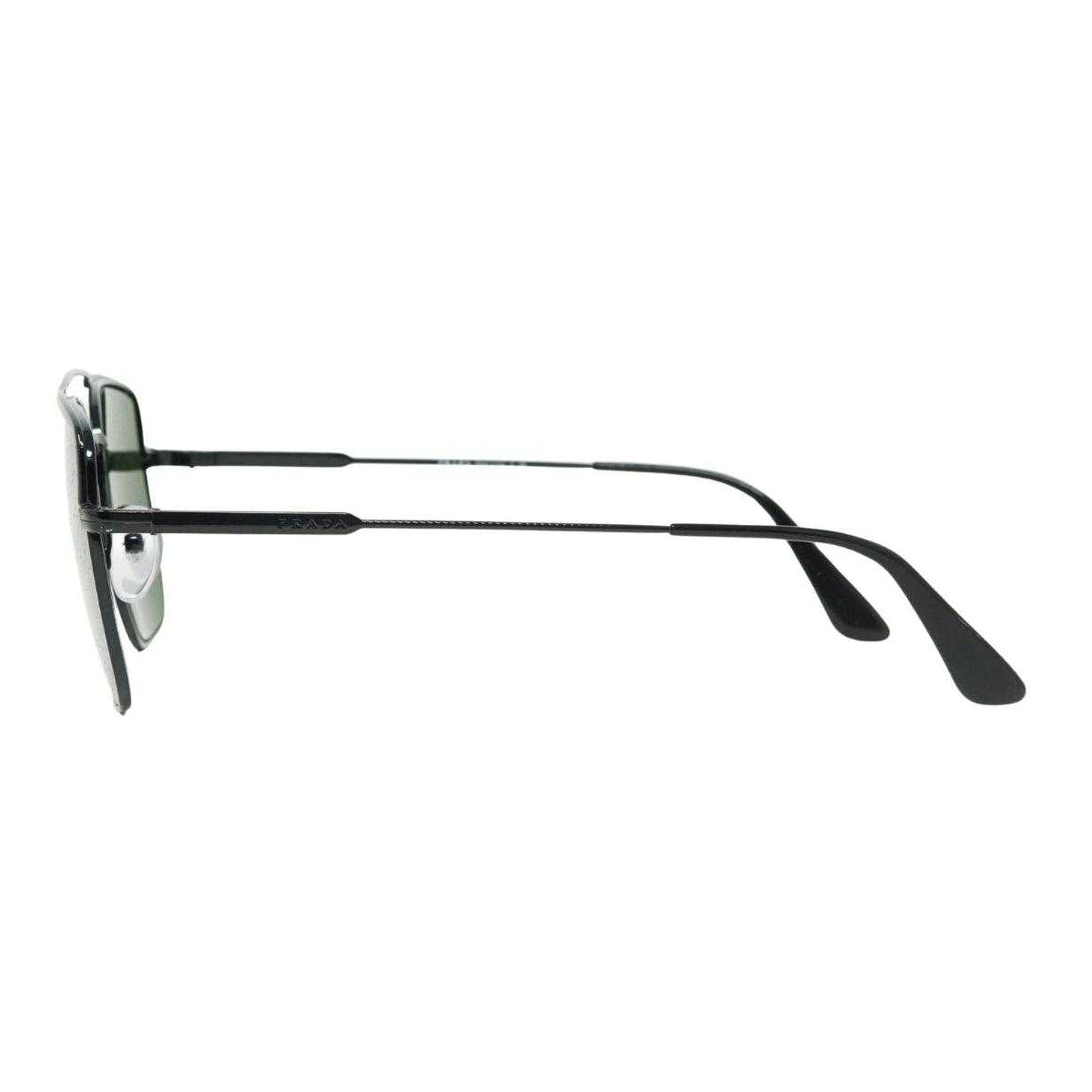 Black-Green - Back - Prada Womens-Ladies Square Sunglasses