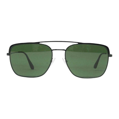 Black-Green - Side - Prada Womens-Ladies Square Sunglasses