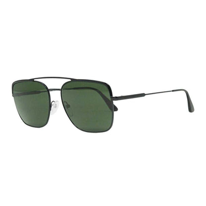 Black-Green - Front - Prada Womens-Ladies Square Sunglasses
