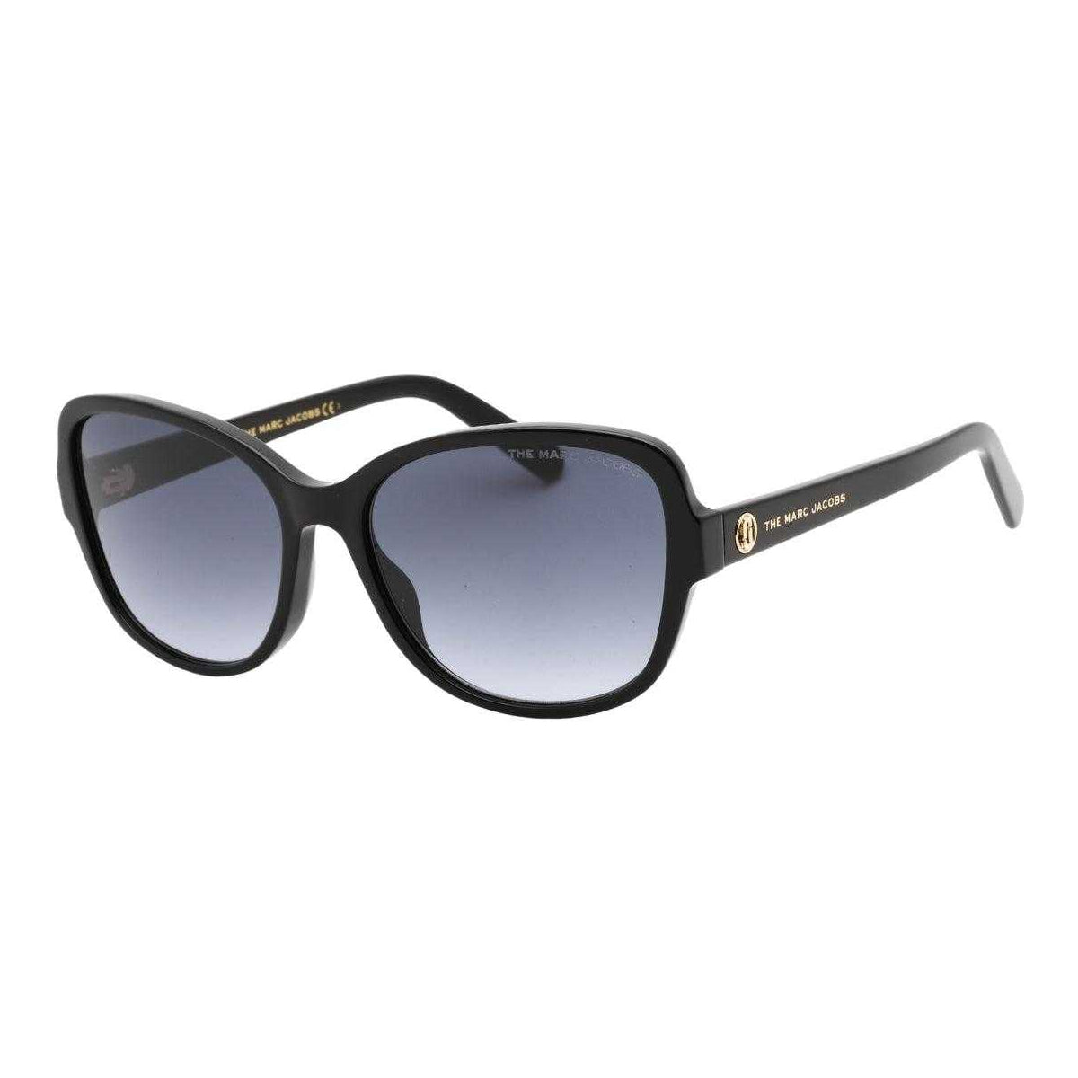 Black-Dark Grey - Front - Marc Jacobs Womens-Ladies 528 0807 9O Sunglasses