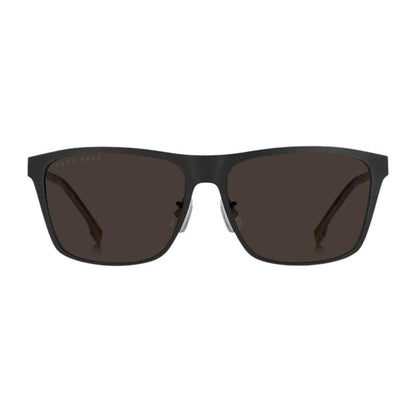 Black-Grey - Back - Hugo Boss Mens Square Sunglasses