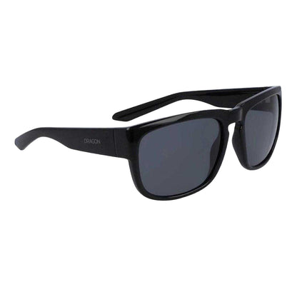 Black - Side - Dragon DR Rune Logo Sunglasses
