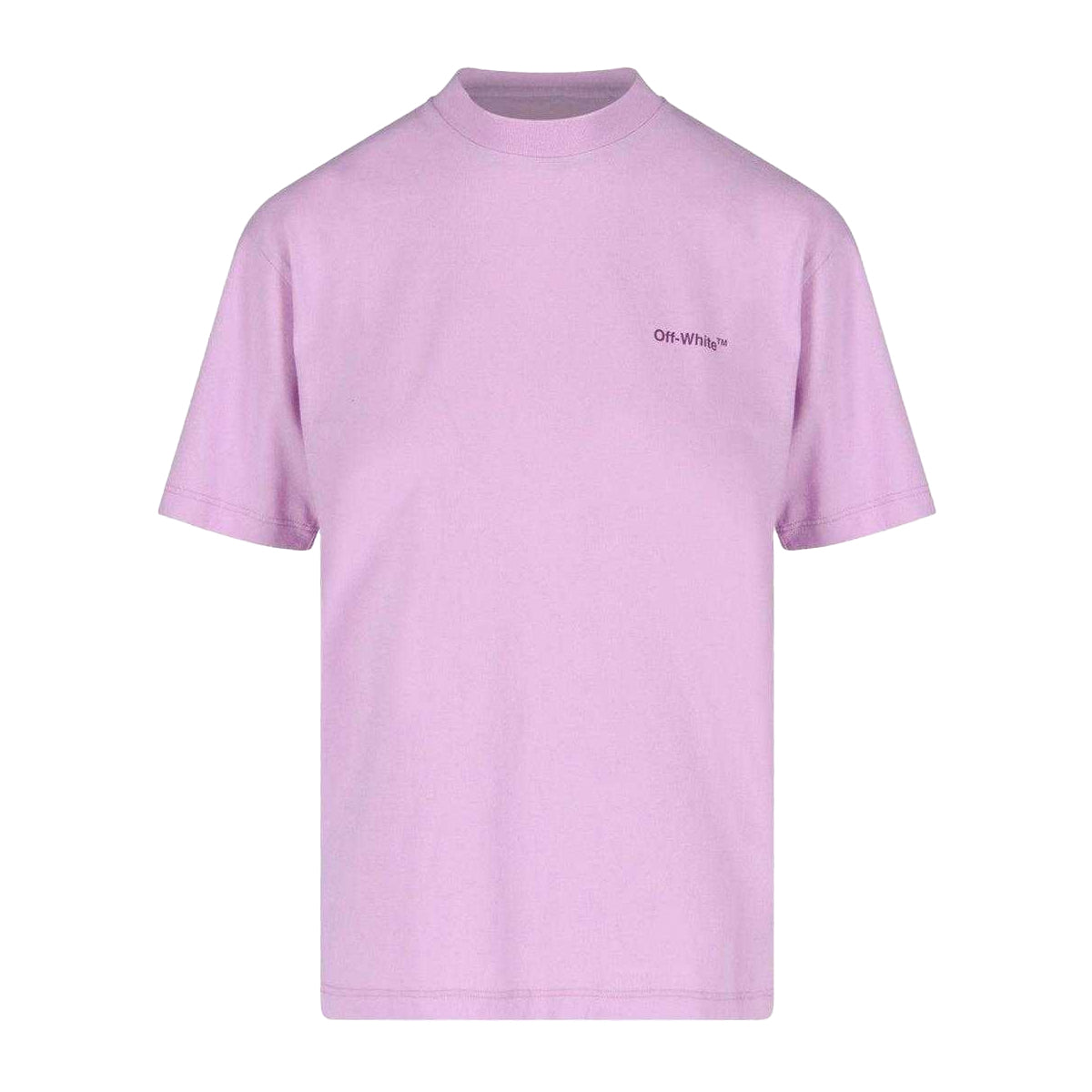 Purple - Front - Off-White Unisex Adult Diag Logo Regular T-Shirt