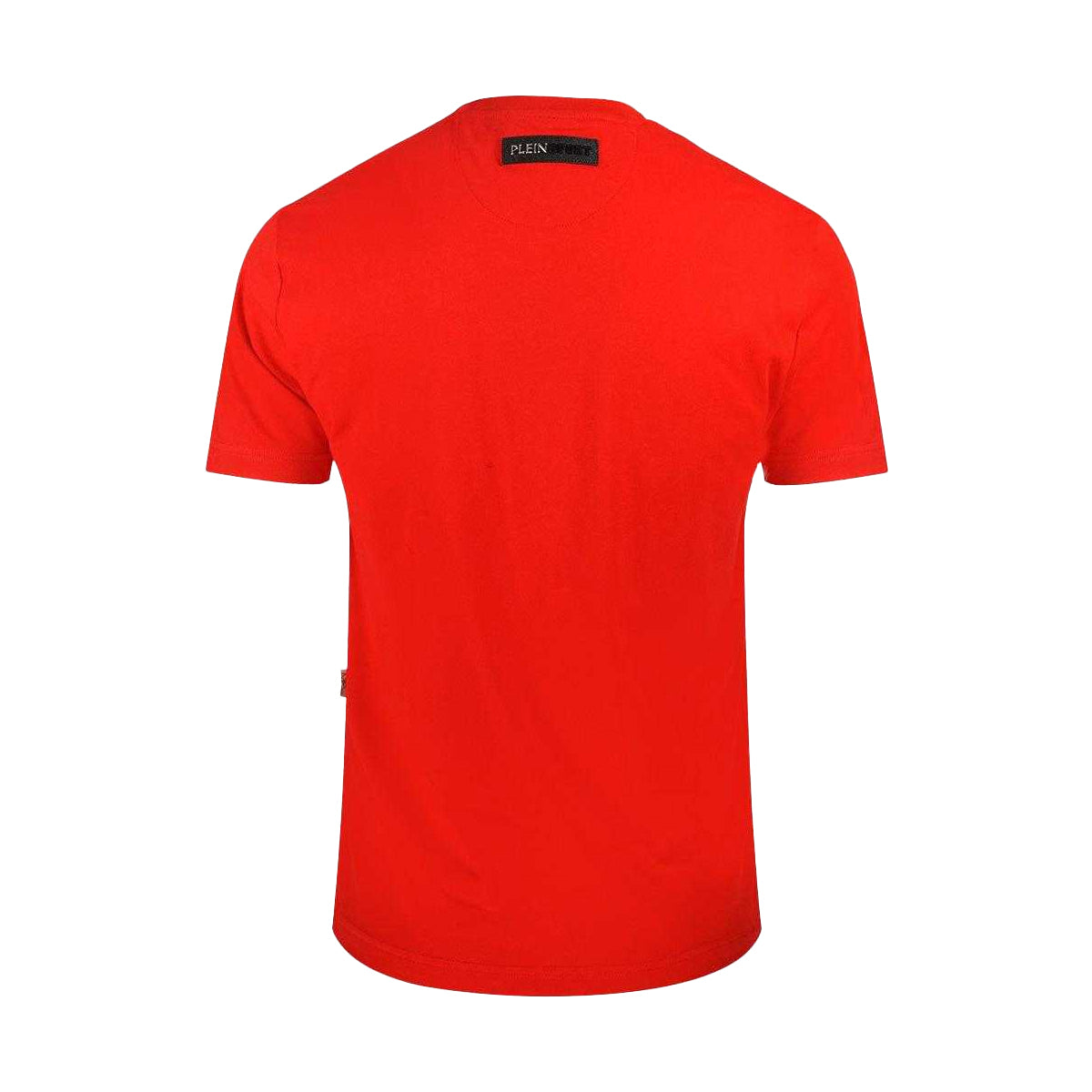 Red - Back - Plein Sport Unisex Adult Bold Logo T-Shirt