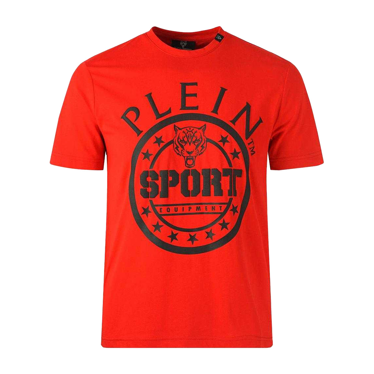 Red - Front - Plein Sport Mens Circle Logo T-Shirt