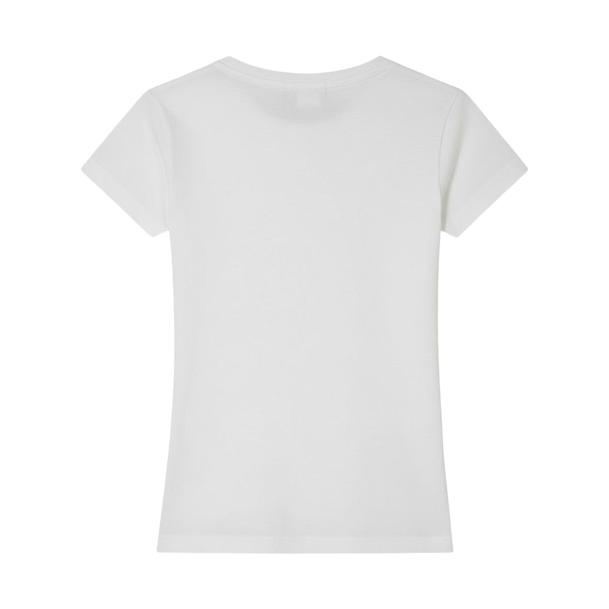 Off White - Back - Parajumpers Unisex Adult Brand Logo T-Shirt