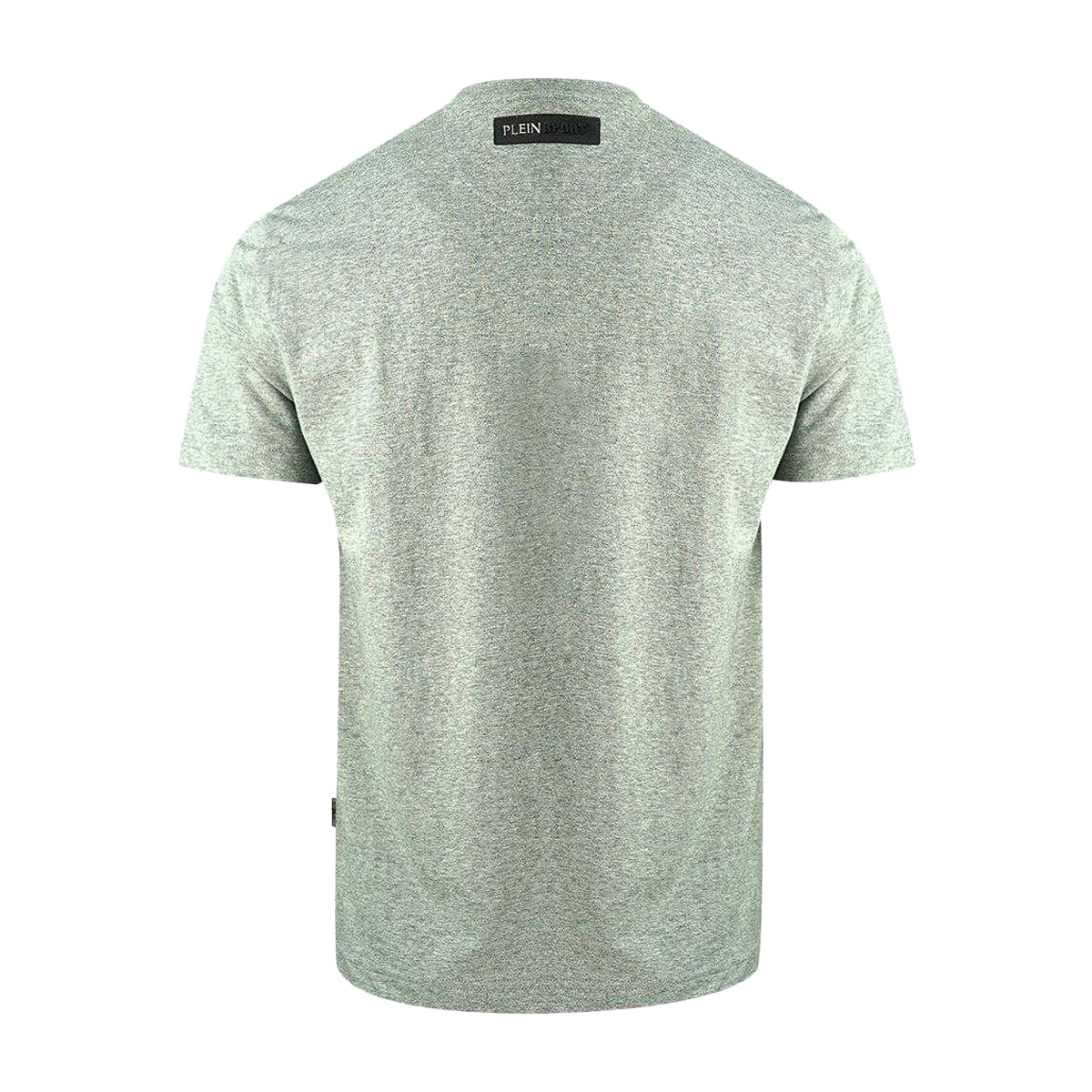 Grey - Back - Plein Sport Unisex Adult Equipment T-Shirt