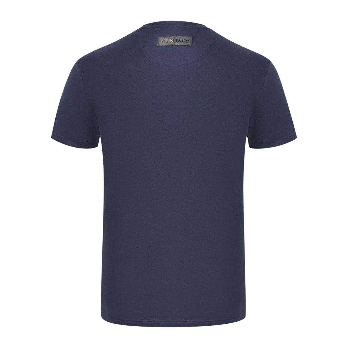 Navy Blue - Back - Plein Sport Mens Signature Branded T-Shirt