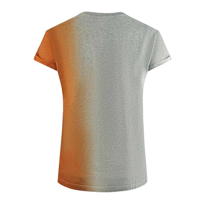 Orange-Grey - Back - Parajumpers Unisex Adult Shaded T-Shirt