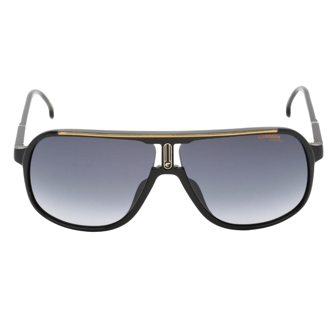 Black-Gold - Front - Carrera Contrast Detail Sunglasses