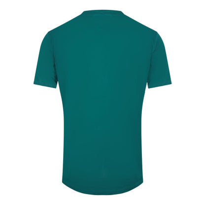 Green - Back - Cavalli Class Unisex Adult Paisley Leopard Logo T-Shirt
