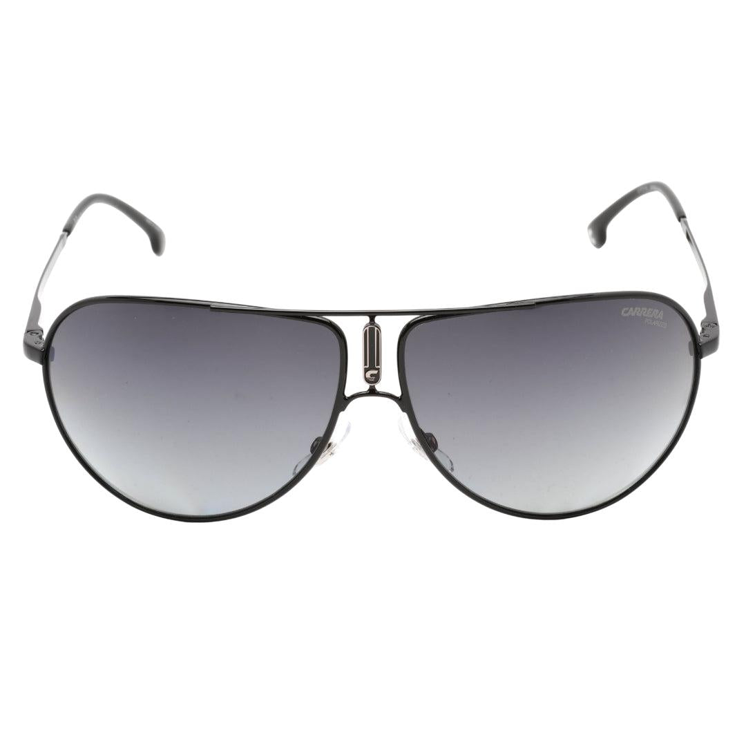 Black-Grey - Front - Carrera Gipsy Metal Frame Polarised Sunglasses