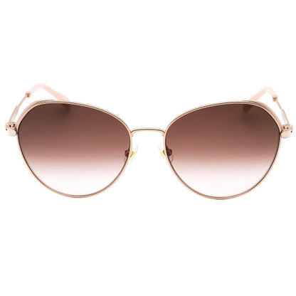 Rose Gold-Brown - Front - Kate Spade Womens-Ladies Octavia Gradient Sunglasses