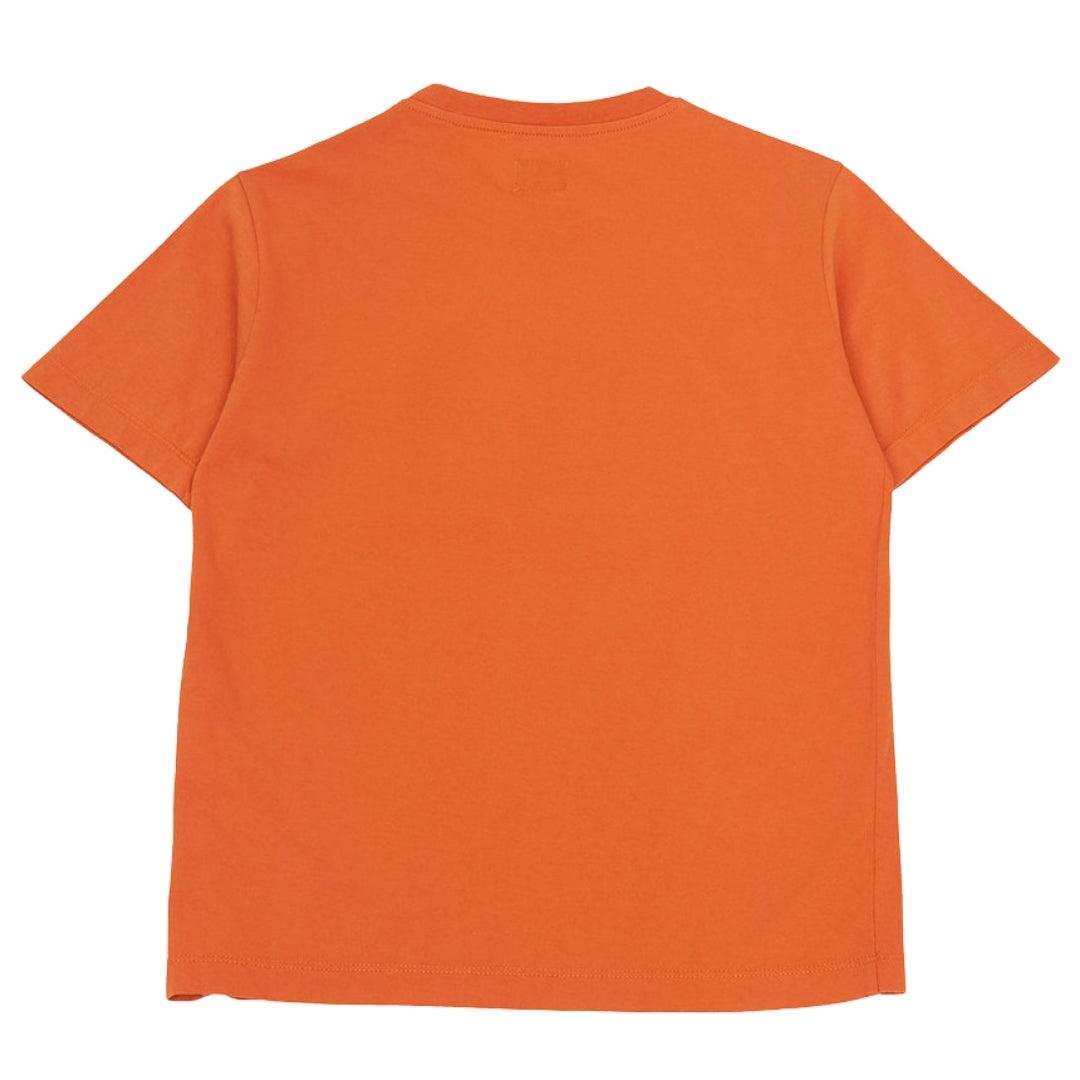 Orange - Back - C.P. Company Childrens-Kids Patch Logo T-Shirt