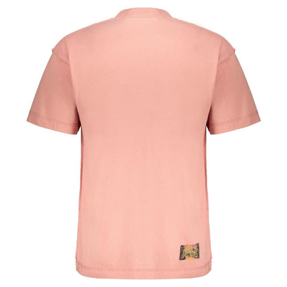 Pink - Back - Palm Angels Unisex Adult Seasonal Logo T-Shirt