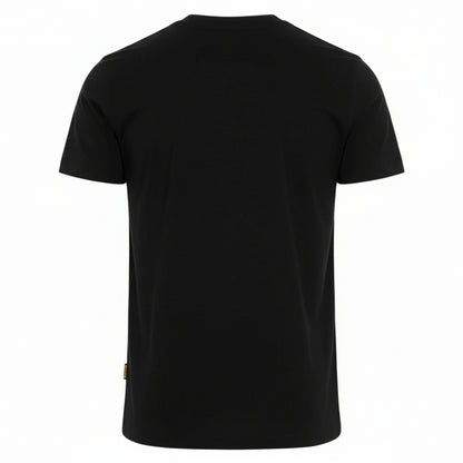 Black - Back - Moose Knuckles Mens Barcode T-Shirt
