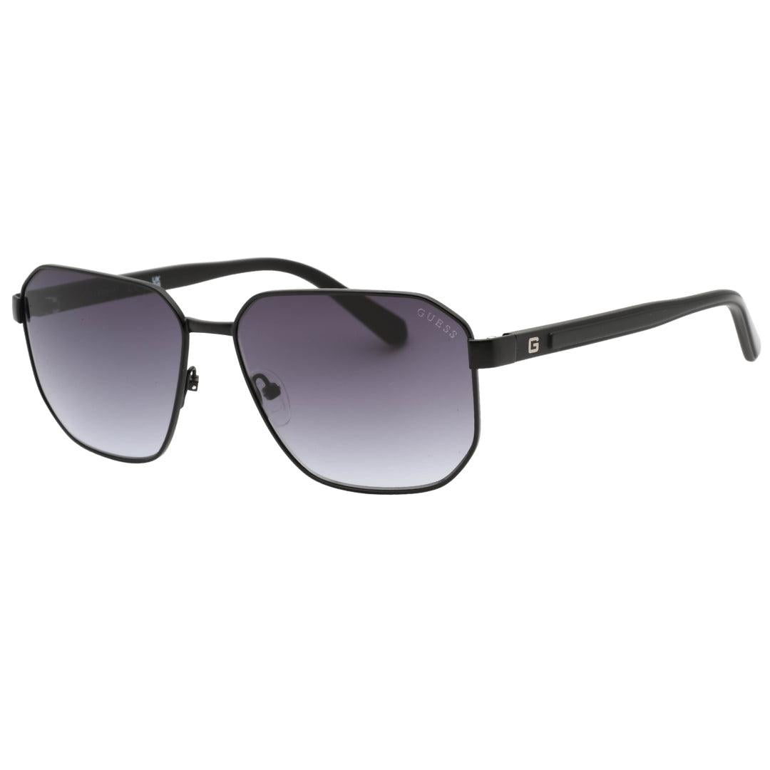 Dark Grey-Black - Back - Guess Mens Matte Sunglasses