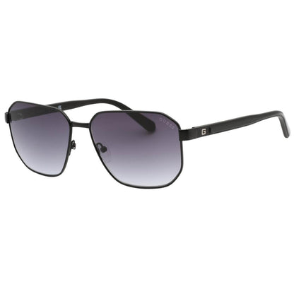 Dark Grey-Black - Back - Guess Mens Matte Sunglasses