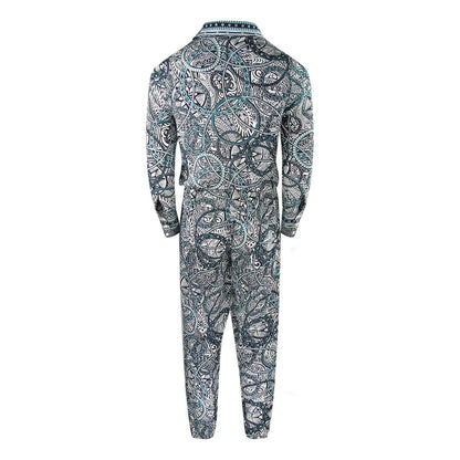 White-Blue-Black - Back - Inoa Womens-Ladies Fashion Jafari Jogger Jumpsuit