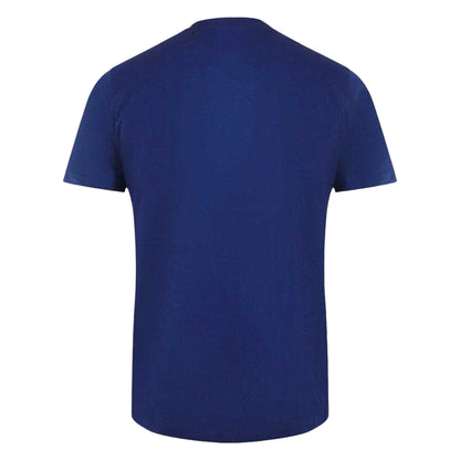 Blue - Back - Cavalli Class Mens Abstract Logo T-Shirt