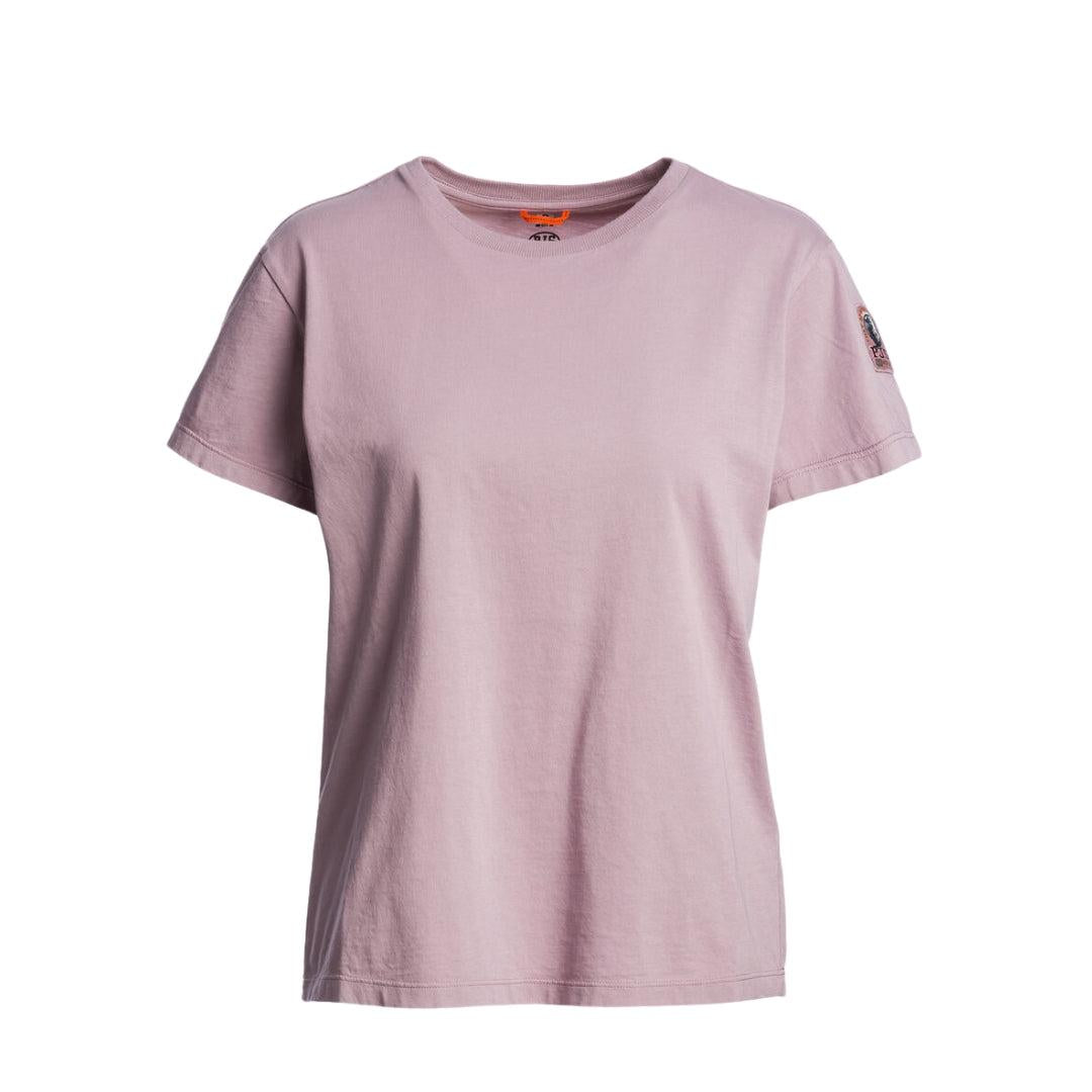 Lilac - Back - Parajumpers Womens-Ladies Plain T-Shirt