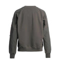 Dark Mud Grey-Dark Mud Grey - Side - Parajumpers Womens-Ladies New Lety Sweatshirt