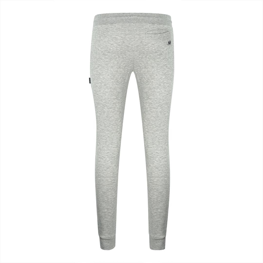 Grey - Back - Aquascutum Unisex Adult Logo Sweatpants