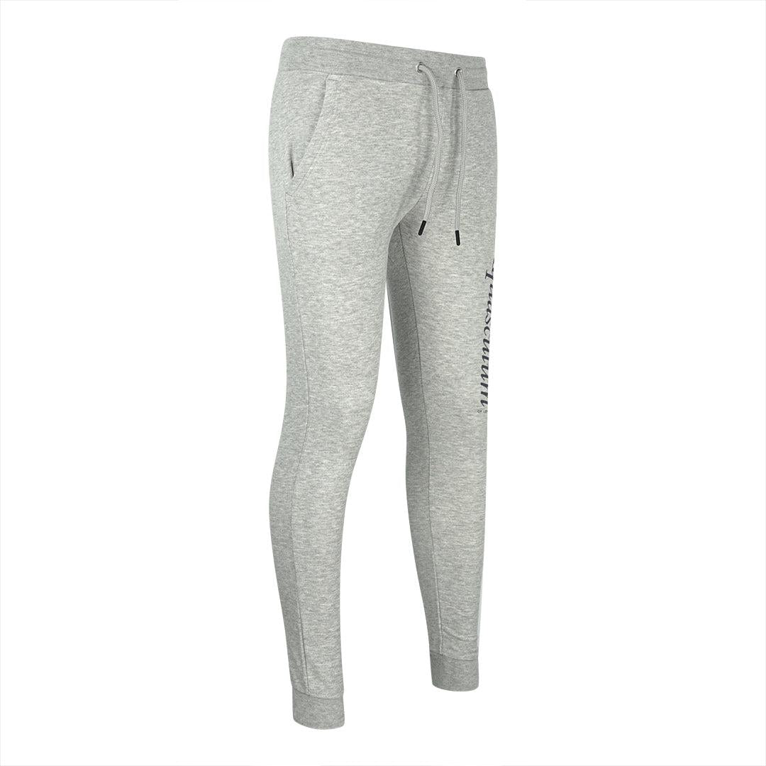 Grey - Side - Aquascutum Unisex Adult Logo Sweatpants