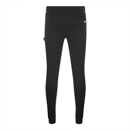 Black - Back - Aquascutum Unisex Adult Logo Sweatpants