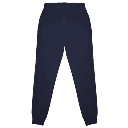 Navy Blue - Front - Plein Sport Unisex Adult Small Logo Sweatpants