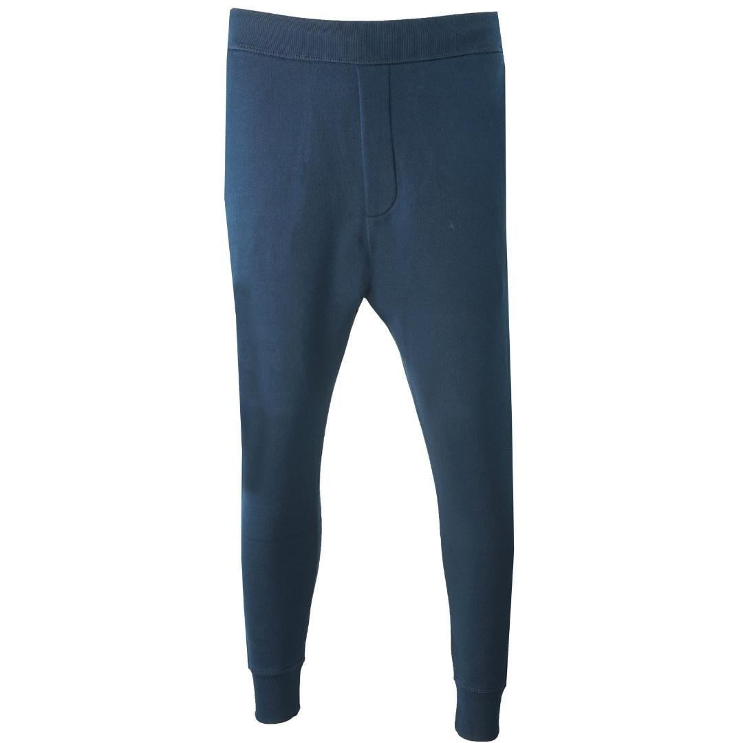 Navy - Front - DSquared2 Unisex Adult Maple Leaf Branded Sweatpants