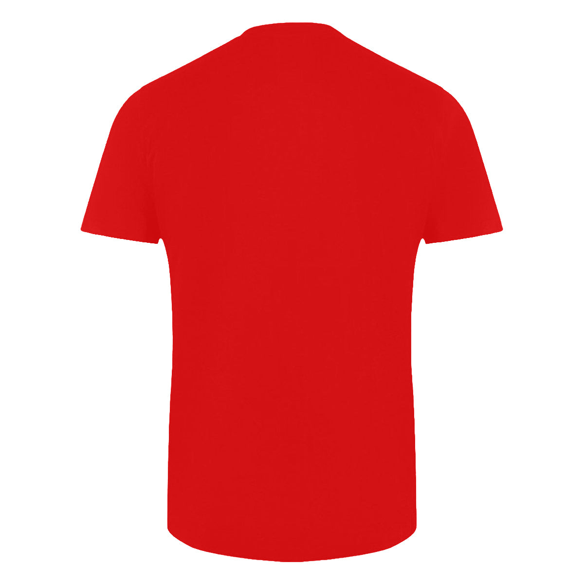 Red - Back - Cavalli Class Mens Tiger Circle T-Shirt