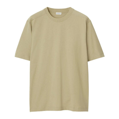 Natural Beige - Front - Burberry Unisex Adult Crew Neck Oversized T-Shirt