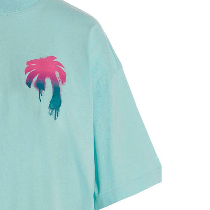 Light Blue - Lifestyle - Palm Angels Unisex Adult I Love Logo T-Shirt