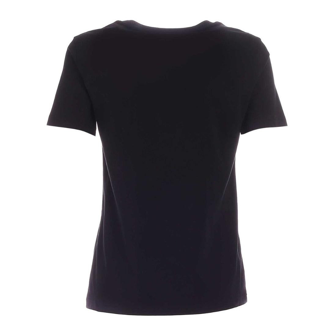 Black - Back - Moschino Mens Double Question Mark T-Shirt