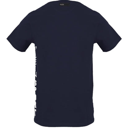 Navy Blue - Back - Plein Sport Mens Side Logo T-Shirt