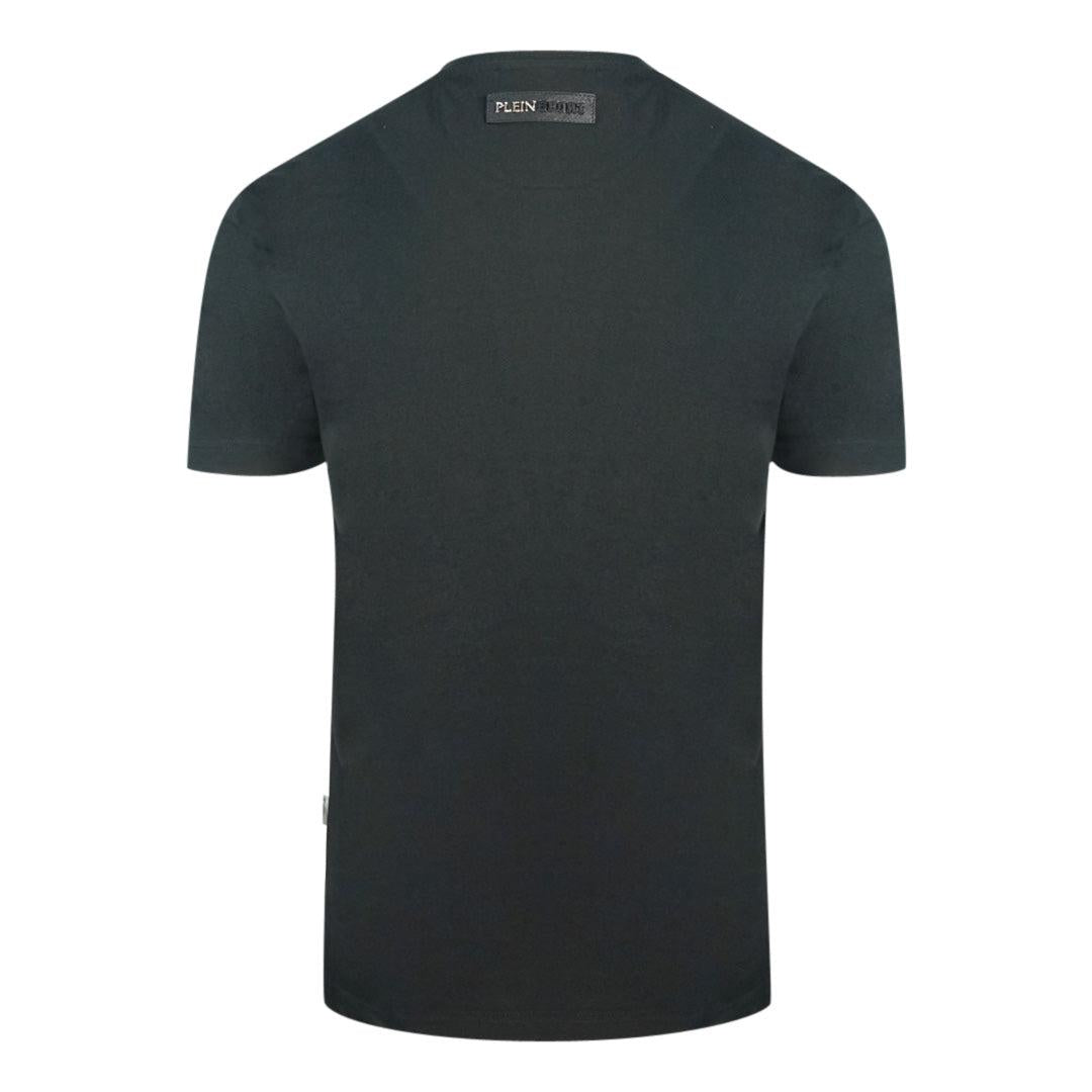 Black - Back - Plein Sport Mens Logo Branded T-Shirt