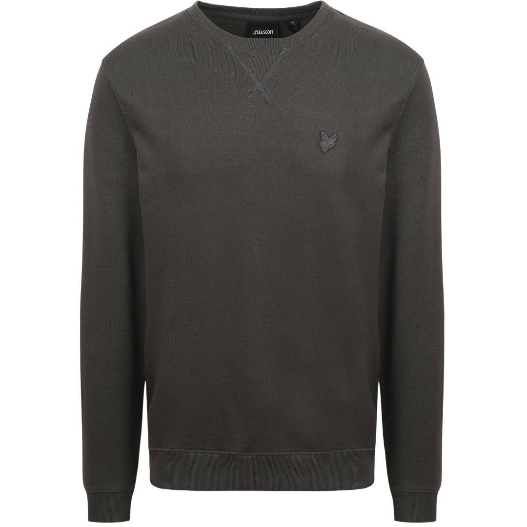 Dark Grey - Front - Lyle & Scott Unisex Adult Tonal Eagle Logo Sweatshirt