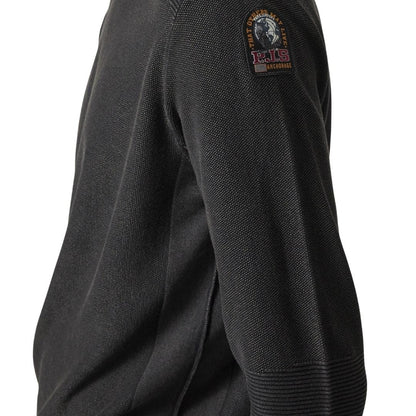 Grey - Side - Parajumpers Unisex Adult Orval Crew Neck Sweatshirt