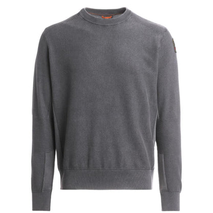 Grey - Front - Parajumpers Unisex Adult Orval Crew Neck Sweatshirt