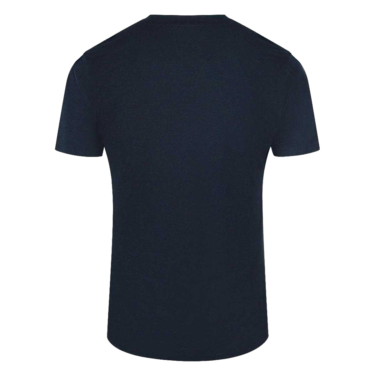 Navy Blue - Back - Cavalli Class Mens Varsity Logo T-Shirt