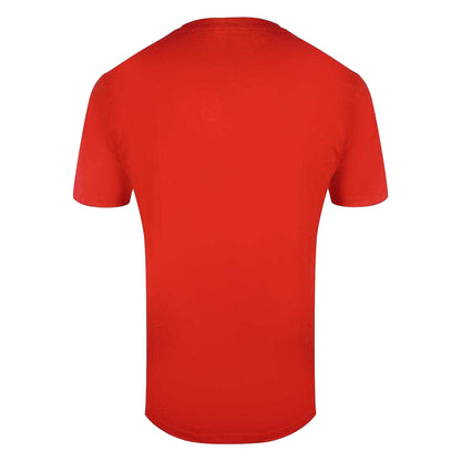 Red - Back - Cavalli Class Mens Varsity Logo T-Shirt