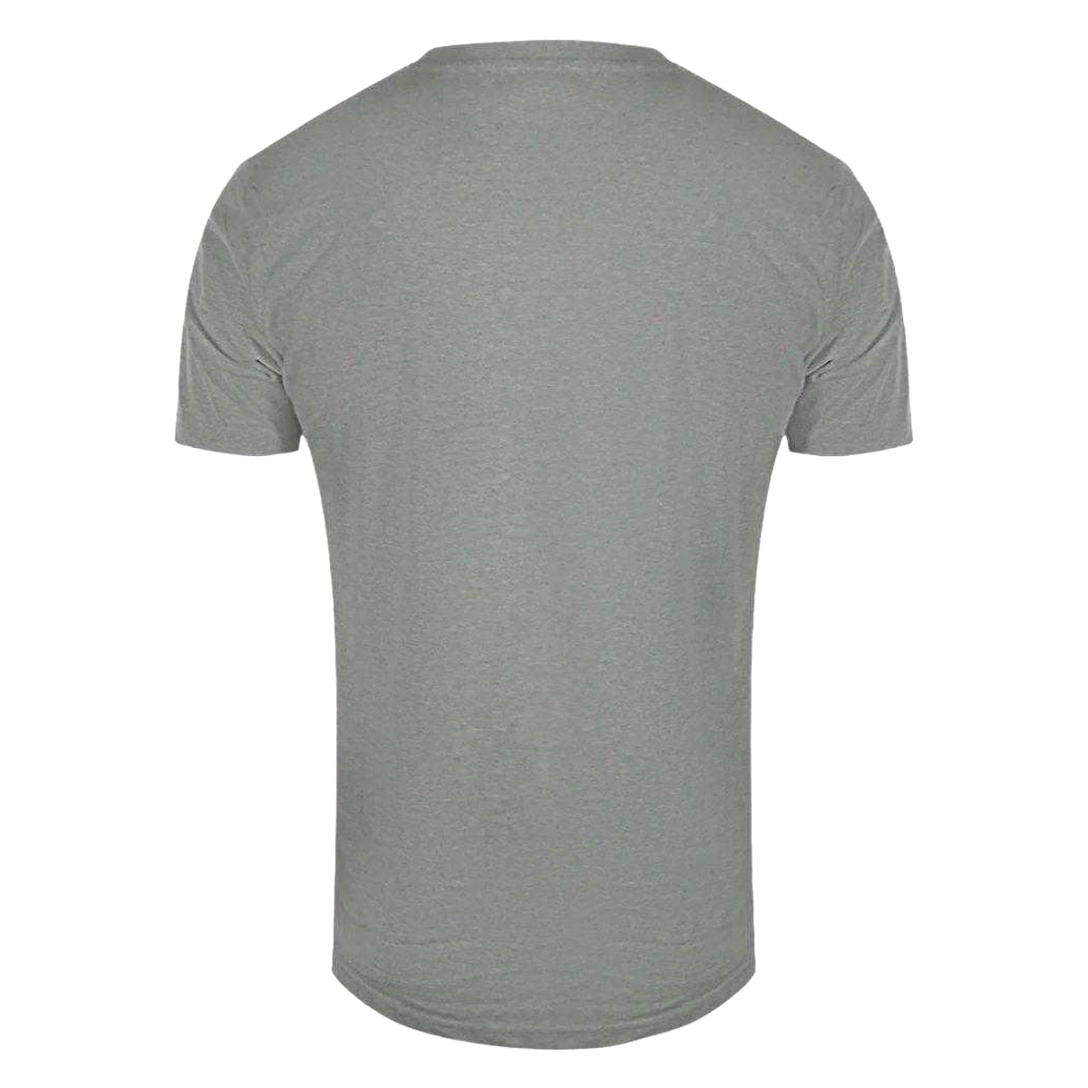 Grey - Back - Cavalli Class Mens Vibrant Floral Logo T-Shirt