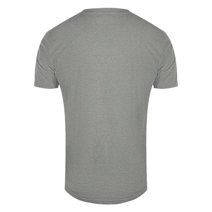 Grey - Back - Cavalli Class Mens Vibrant Floral Logo T-Shirt