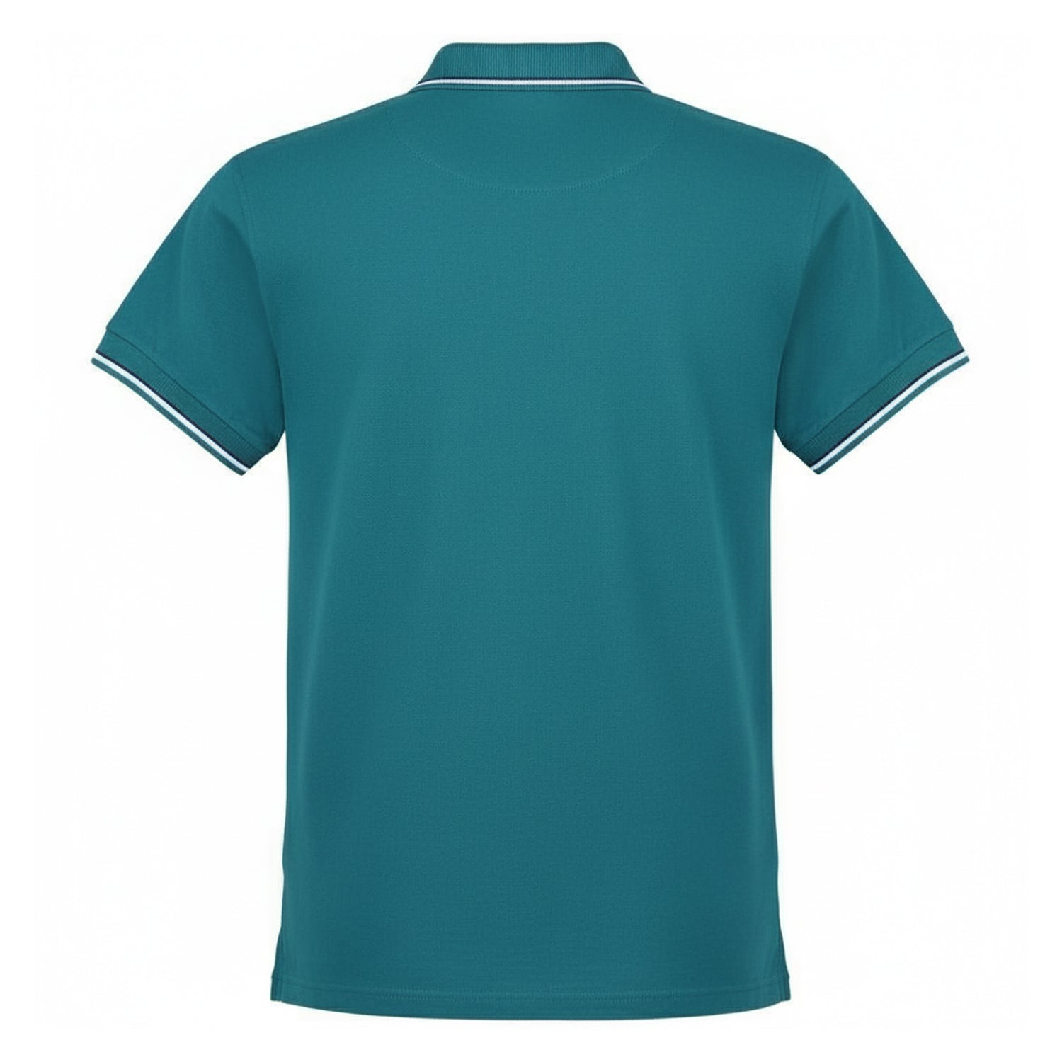 Green - Back - Aquascutum Mens Tipped Polo Shirt